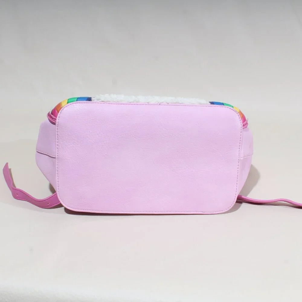 Danielle Nicole Care Bears Cheer Bear Pink Rainbow Convertible Backpack & Bag - Picture 13 of 13